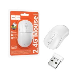 Rato Sem Fio Hoco GM42 Platino 2.4G Branco